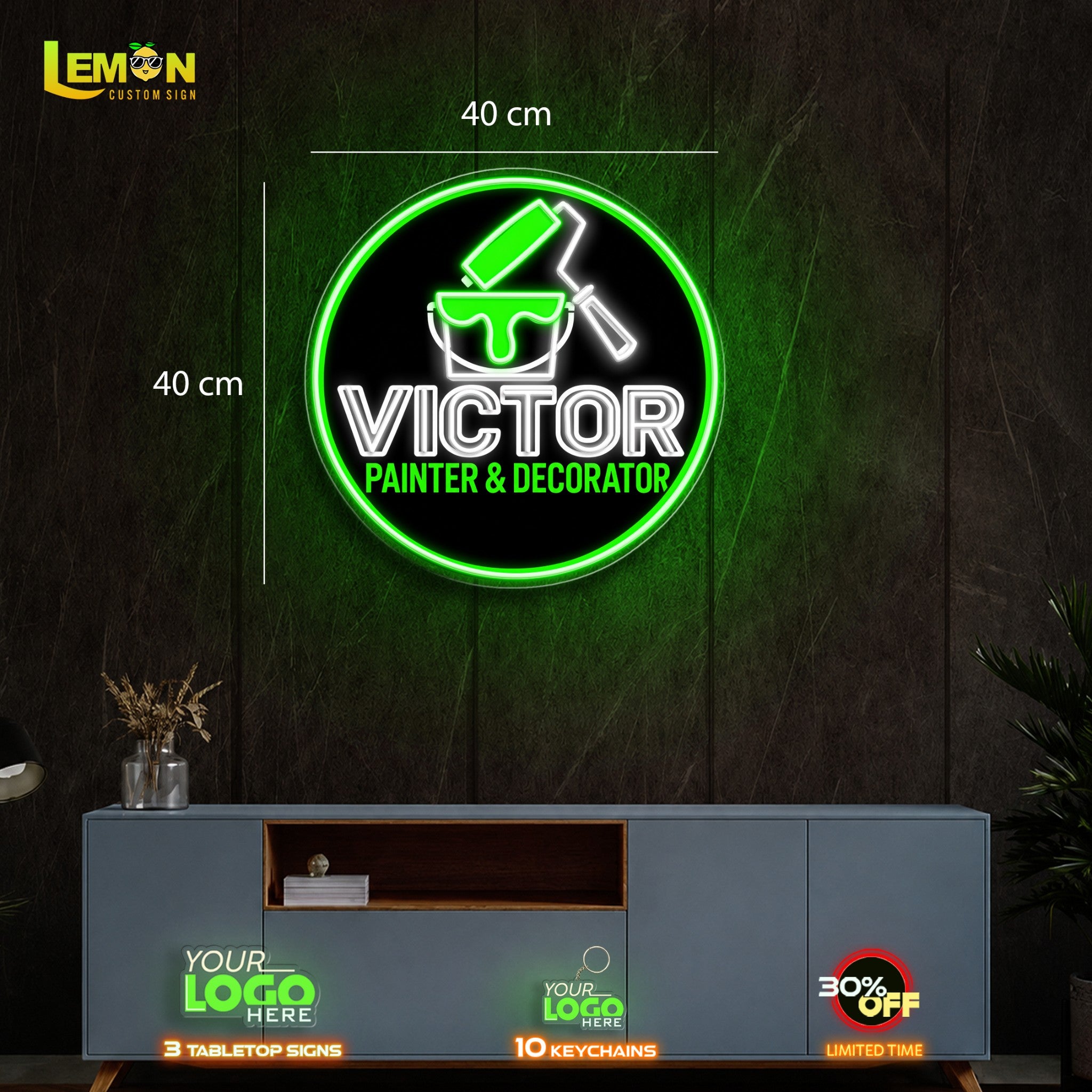 VICTOR | LED NEON SIGN