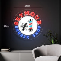 SEYMOUR BARBER SHOP | LED NEON SIGN