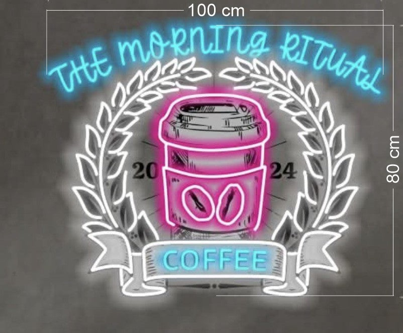 THE MORNING RITUAL COFFEE (2 SIGNS)