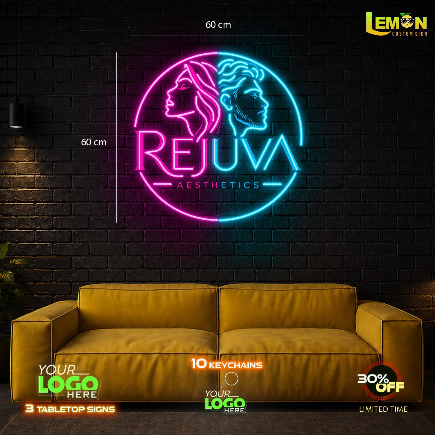 ERASE And REJUVA | LED NEON SIGN (2 SIGNS)