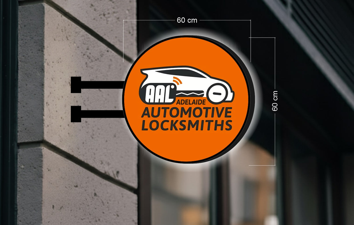 AUTOMOTIVE LOCKSMITHS | ILLUMINATED BLADE SIGN