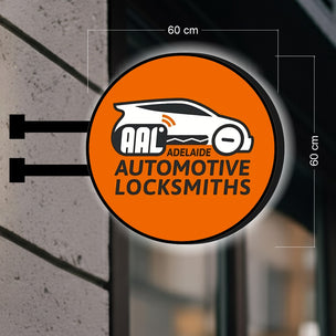 AUTOMOTIVE LOCKSMITHS | ILLUMINATED BLADE SIGN