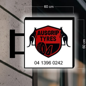 AUSGRIP TYRES  | DOUBLE-SIDED SIGN