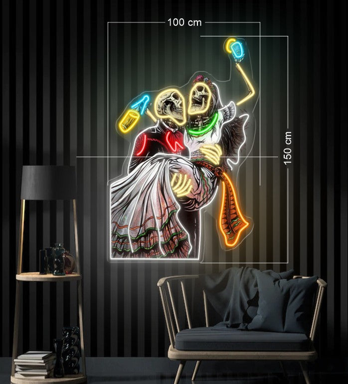 4 LED NEON SIGNS (150X100cm)
