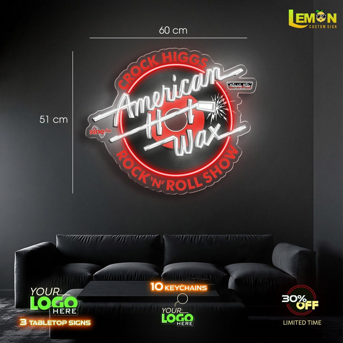 American Hot Wax | LED NEON SIGN