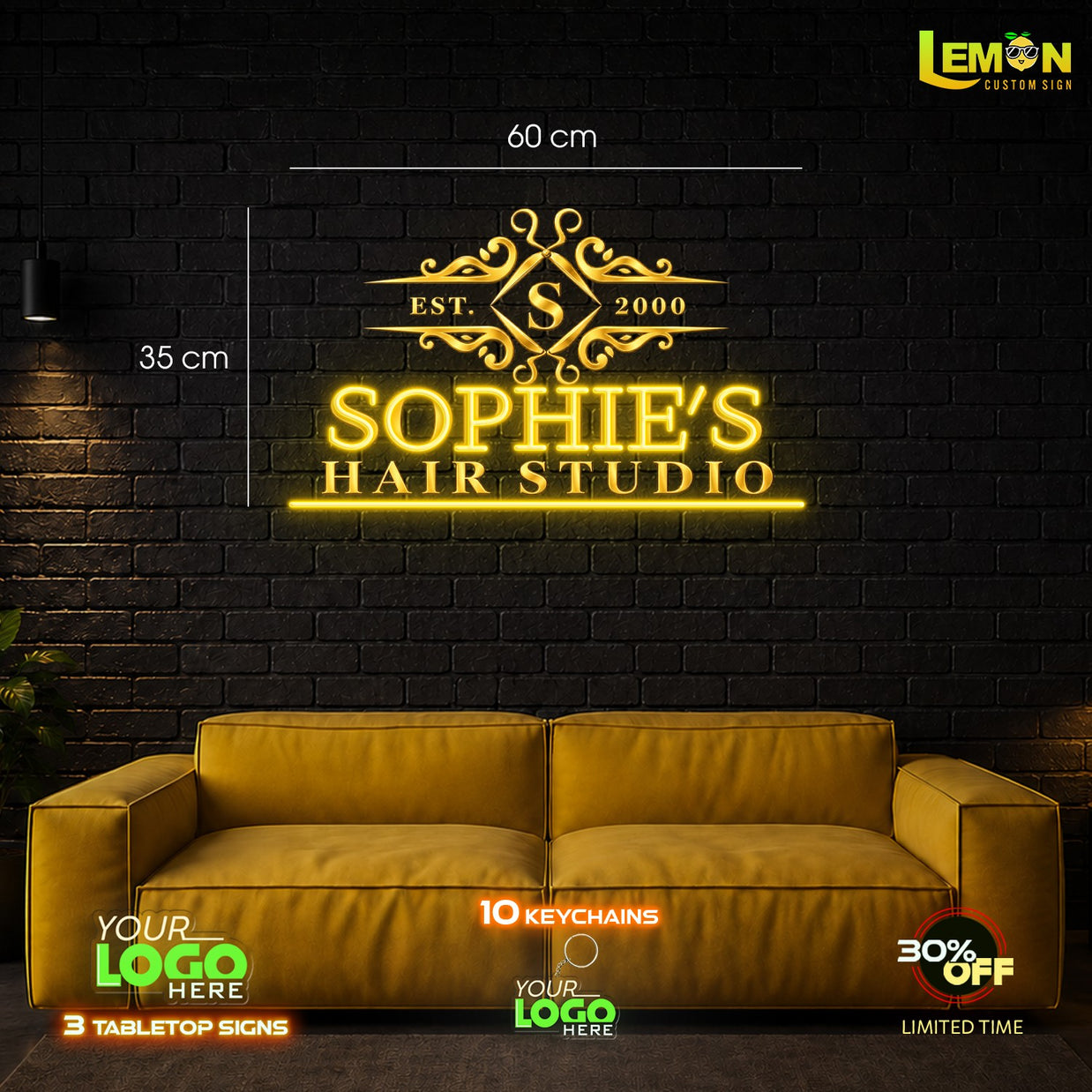 SOPHIE'S HAIR STUDIO| LED NEON SIGN