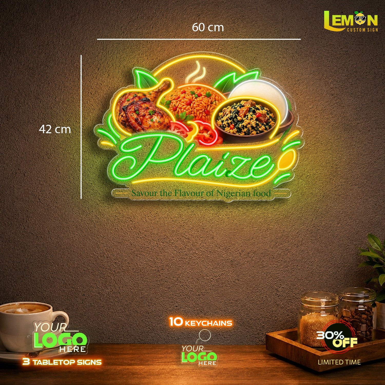 Plaize | LED NEON SIGN (OUTDOOR)