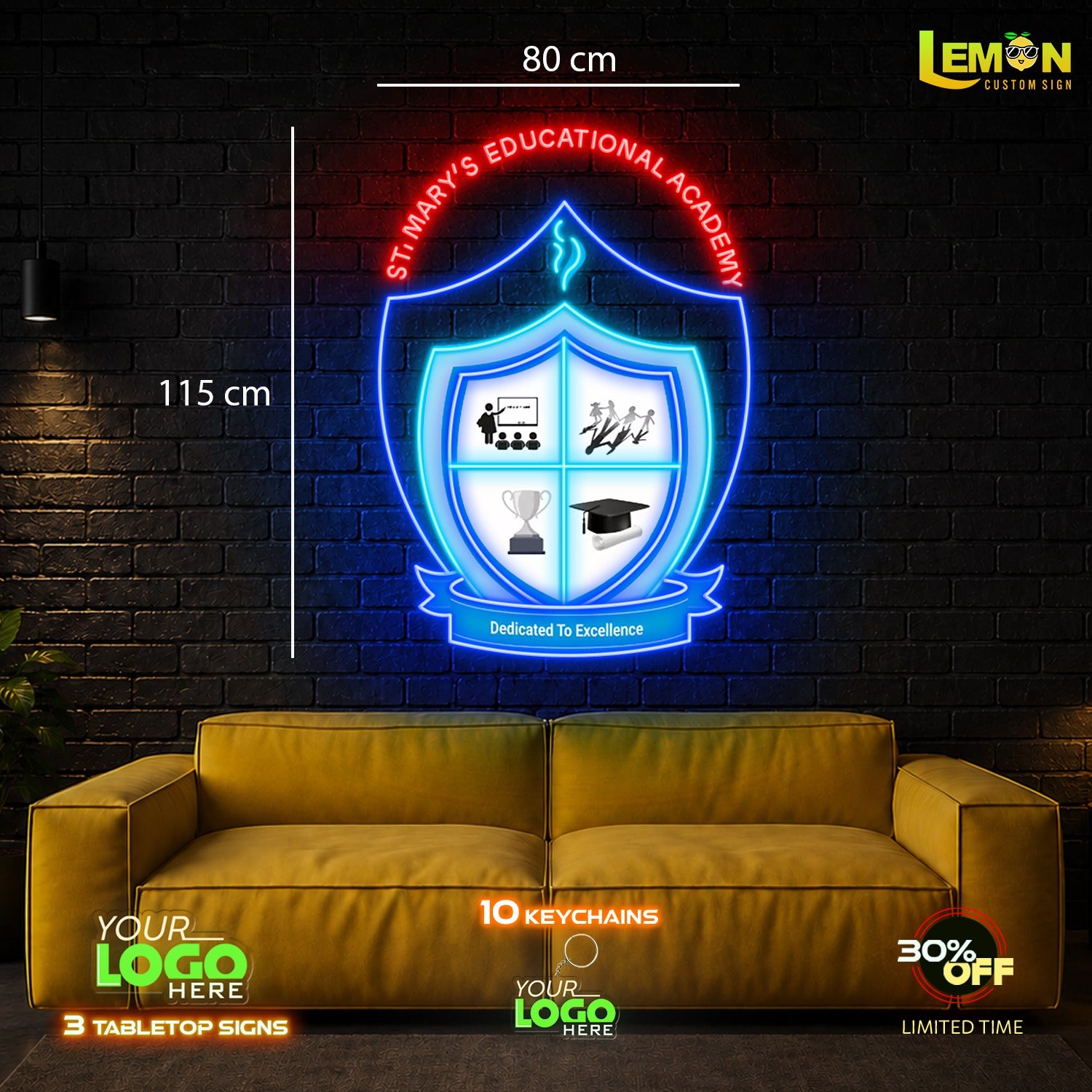 St. Mary’s Educational Academy Ltd | LED NEON SIGN ( OUTDOOR SIGN)