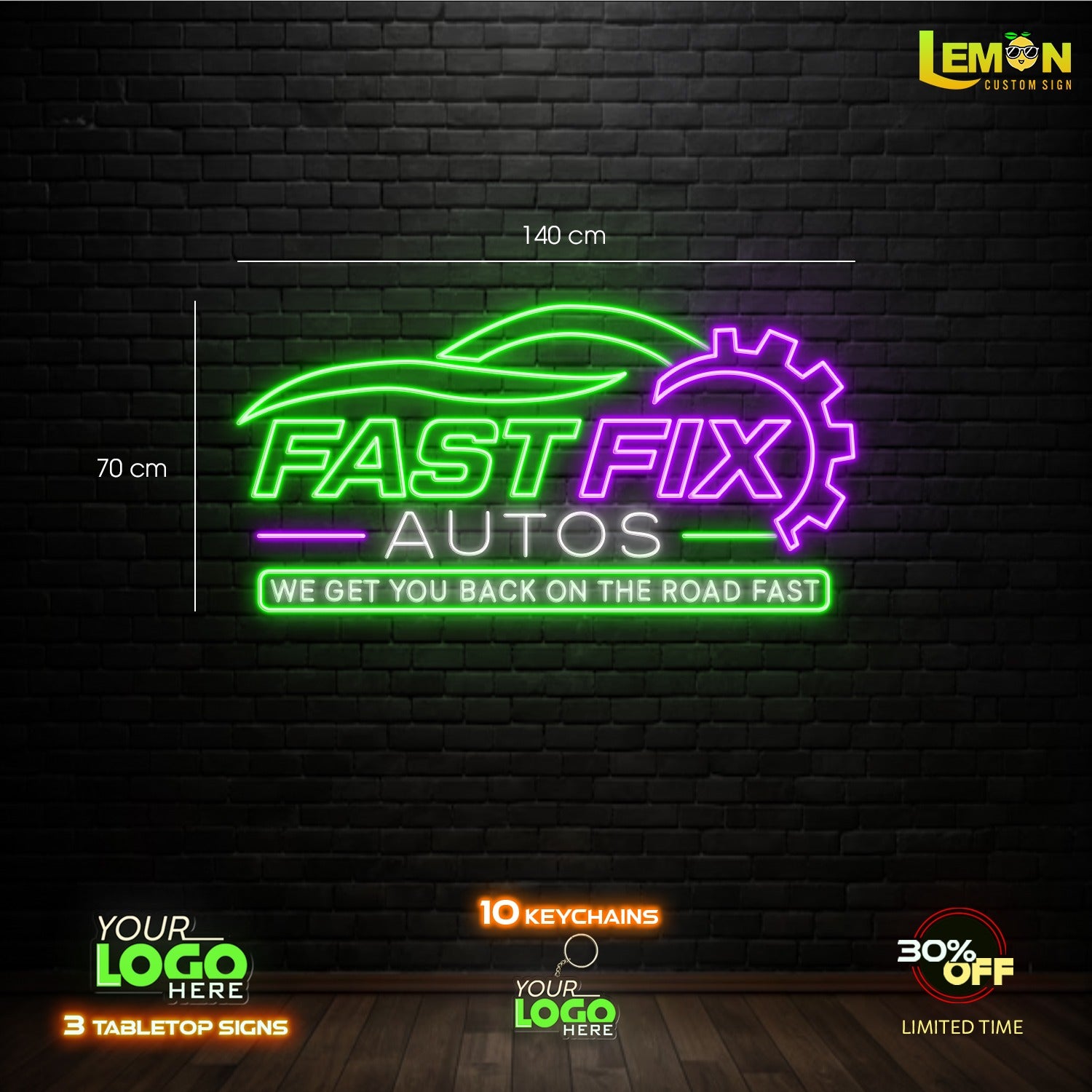 FAST FIX AUTOS | LED NEON SIGN