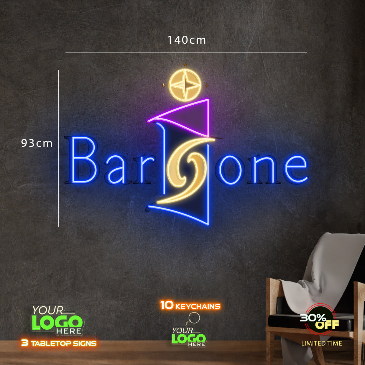 BAR ONE | LED NEON SIGN