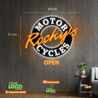 MOTOR RICKY'S CIRCLES | LED NEON SIGN