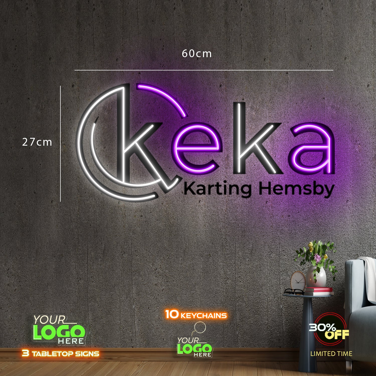 KEKA | LED NEON SIGN ( WATERPROOF SIGN)