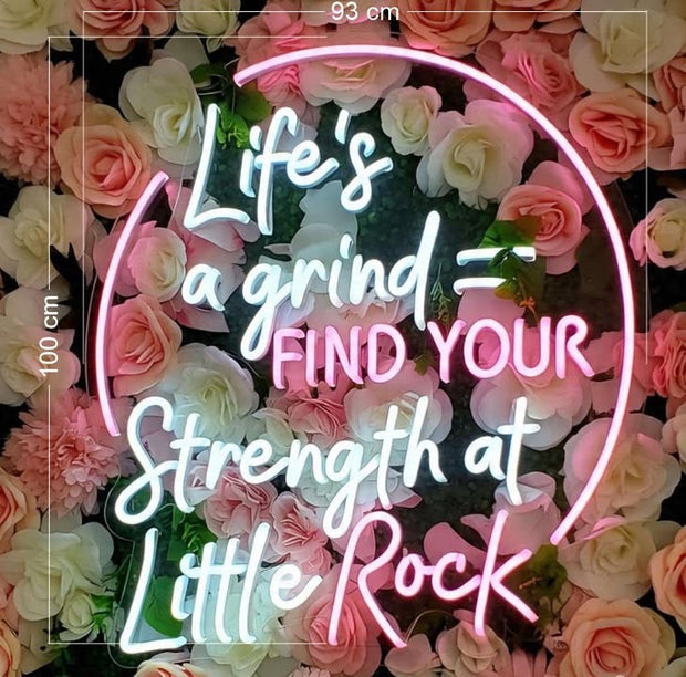 Life's a grind; Bean strong | LED NEON SIGN (2 SIGNS)