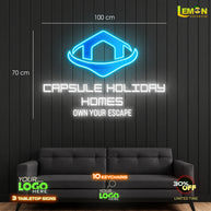 CAPSULE HOLIDAY HOME | LED NEON SIGN