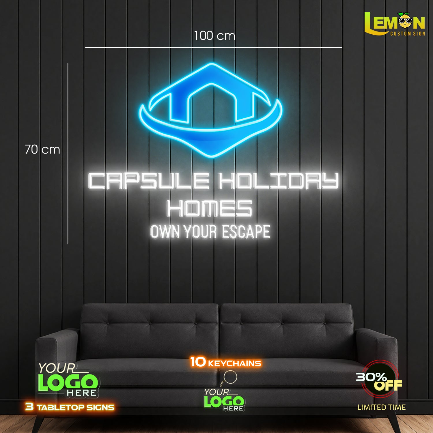 CAPSULE HOLIDAY HOME | LED NEON SIGN