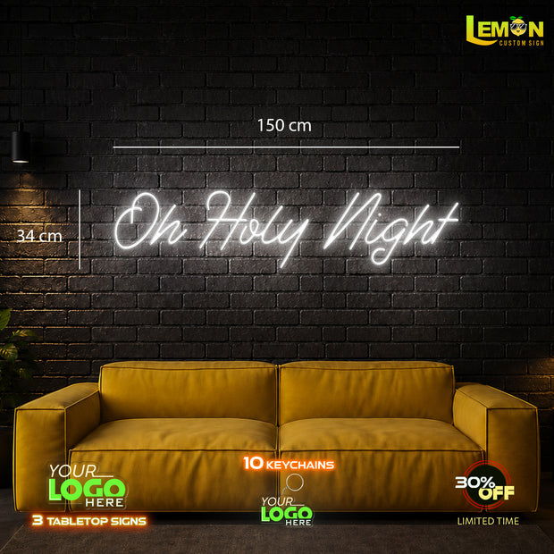 Oh Holy Night | LED NEON SIGN (OUTDOOR)