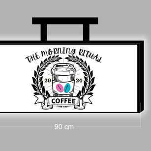 THE MORNING RITUAL COFFEE (2 SIGNS)