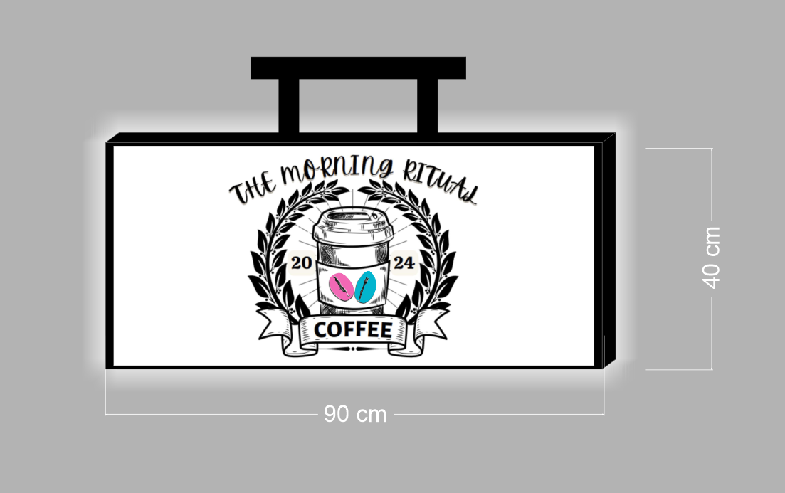 THE MORNING RITUAL COFFEE (2 SIGNS)