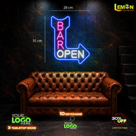 A BAR COCKTAILS AND BEER | LED NEON SIGN (5 SIGNS)