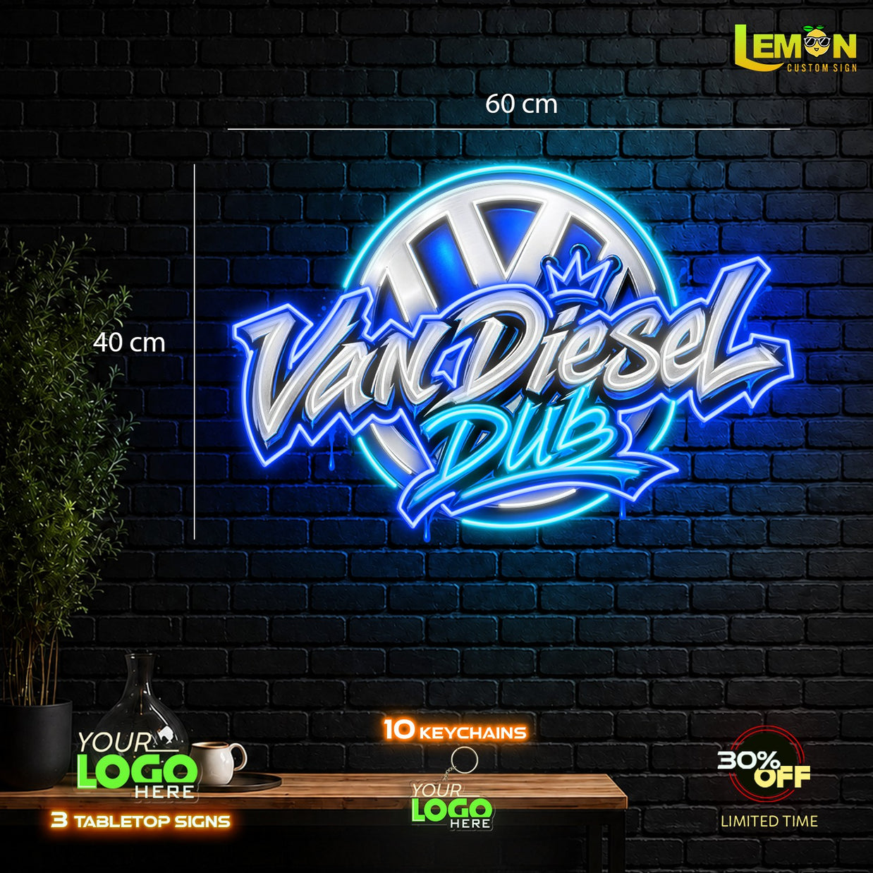 Van Diesel Dub| LED NEON SIGN