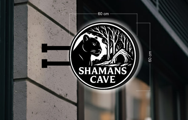 SHAMANS CAVE  | ILLUMINATED BLADE SIGN