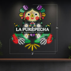 Placa de lâmina iluminada