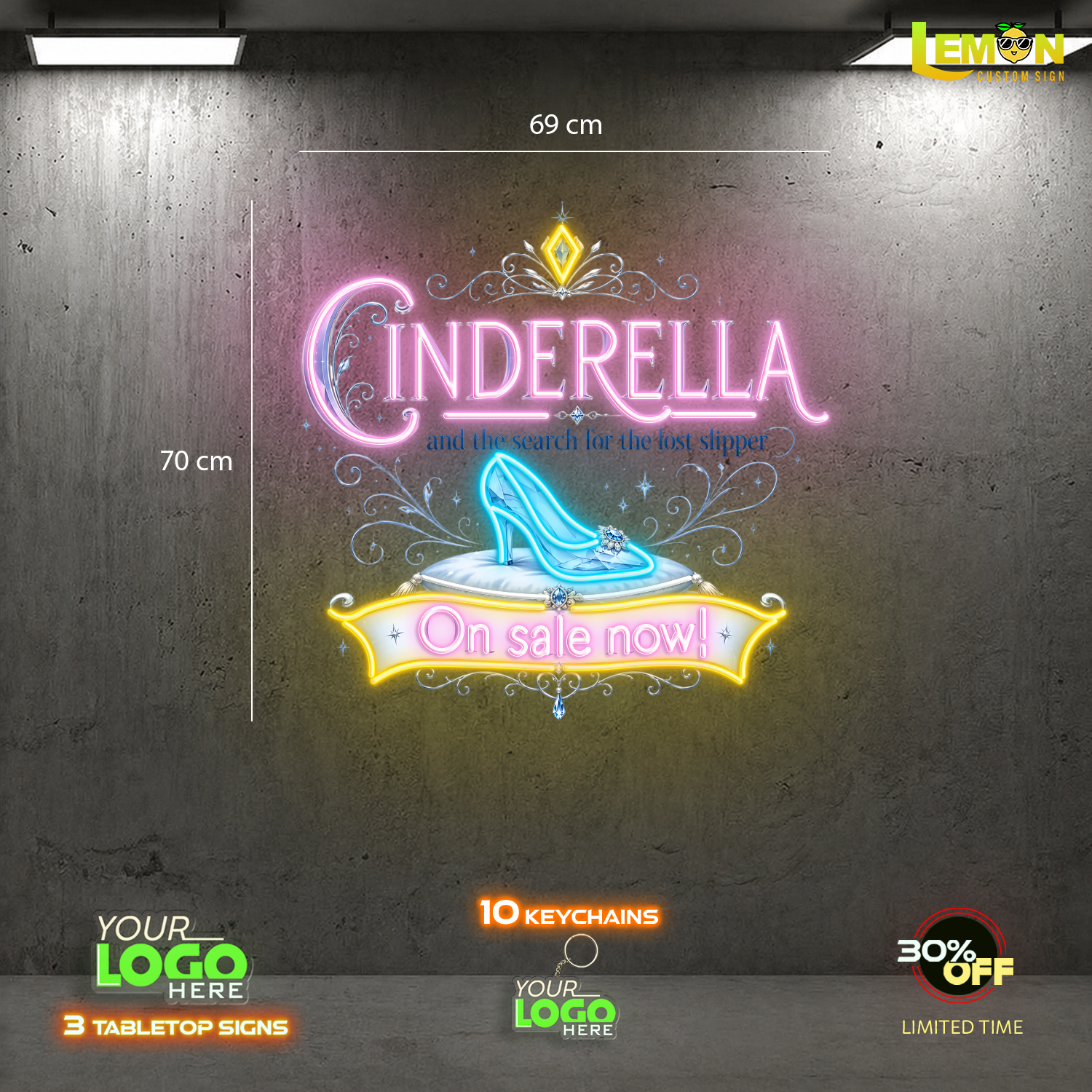 CINDERELLA | LED NEON SIGN