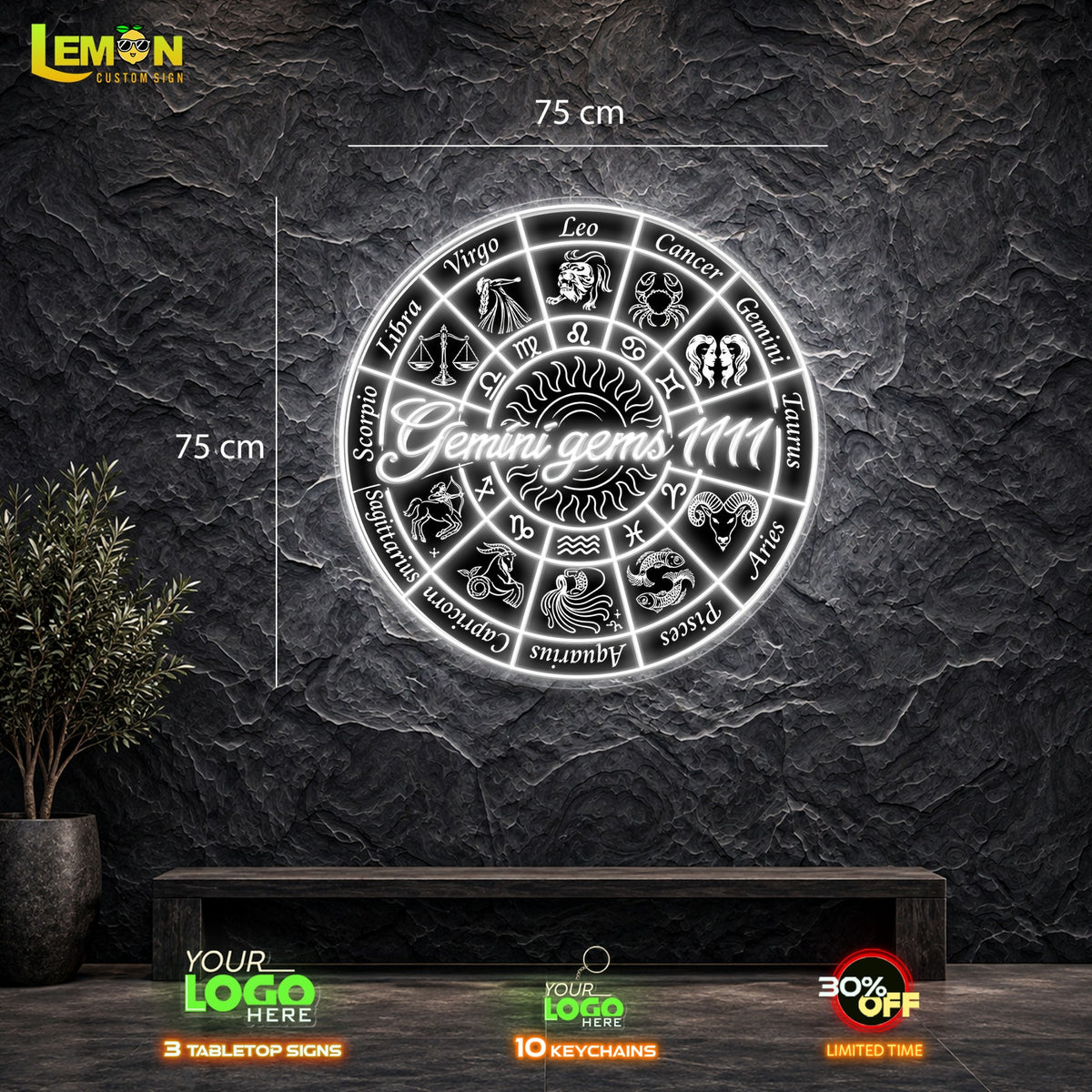 Gemini Gems| LED NEON SIGN