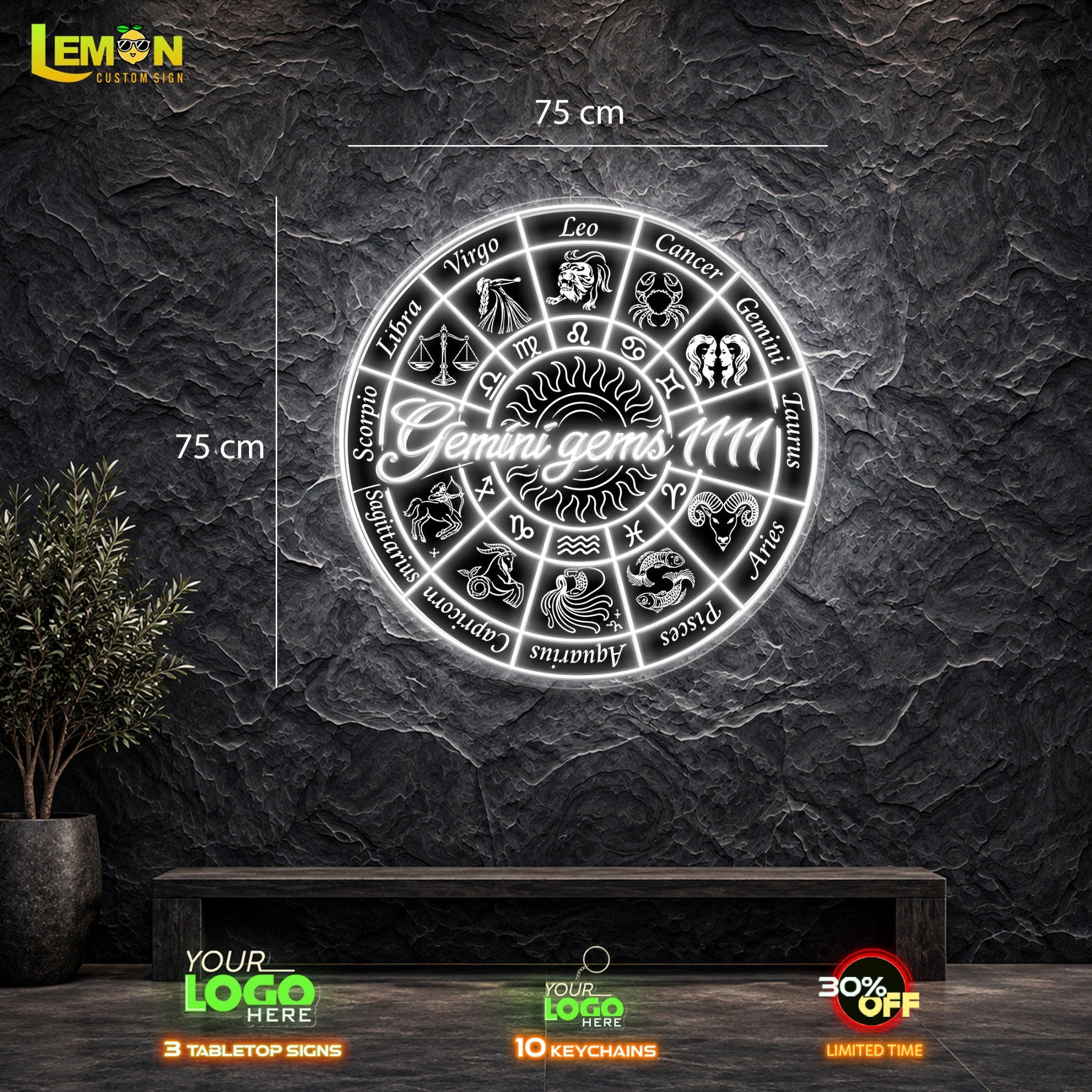 Gemini Gems| LED NEON SIGN