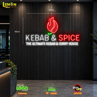 KEBAB & SPICE| LED NEON SIGN