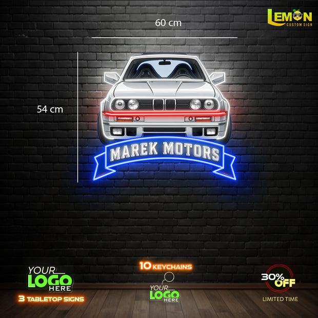 MAREK MOTORS| LED NEON SIGN