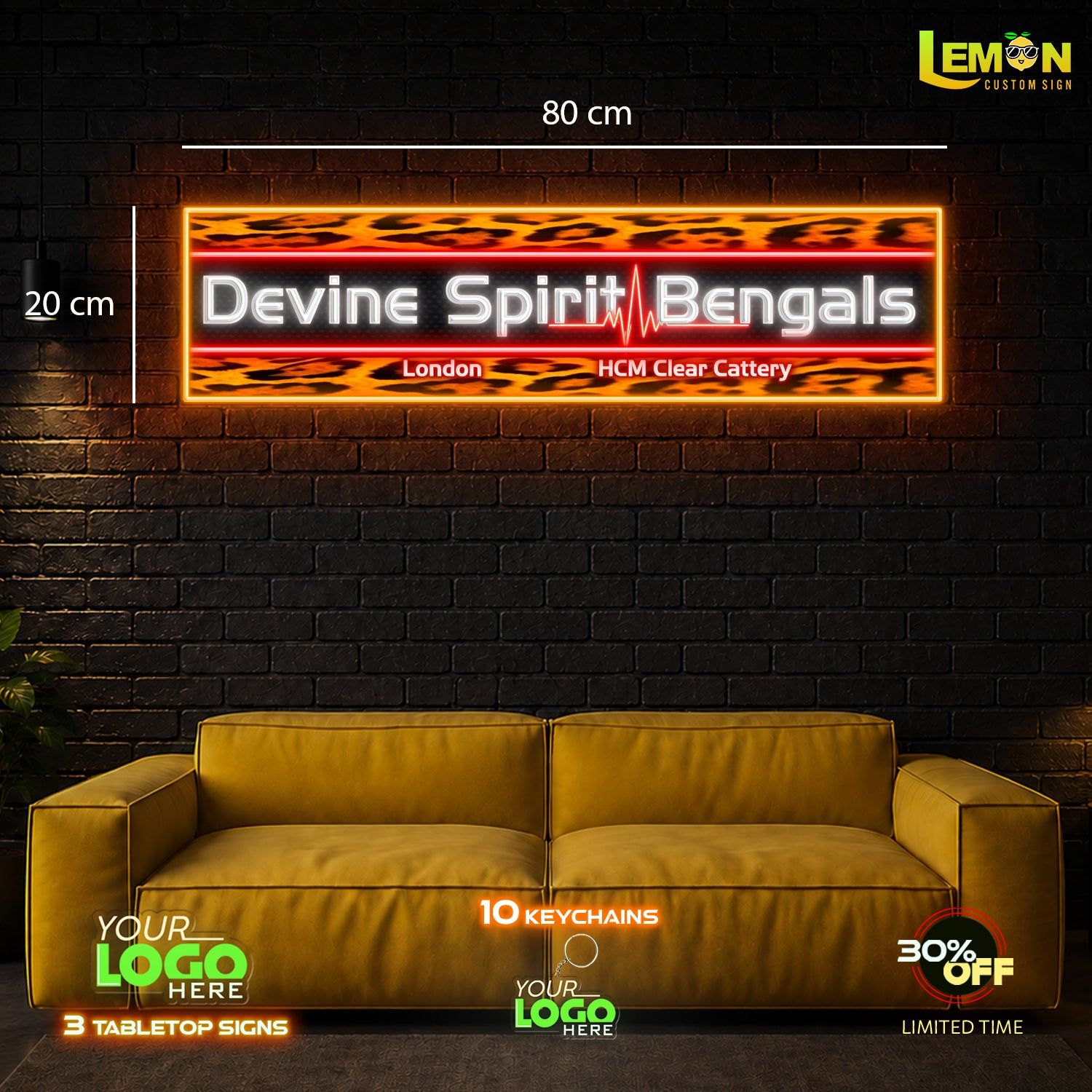Devine Spirit Bengals | LED NEON SIGN