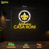 Welcome CASA RONI | LED NEON SIGN