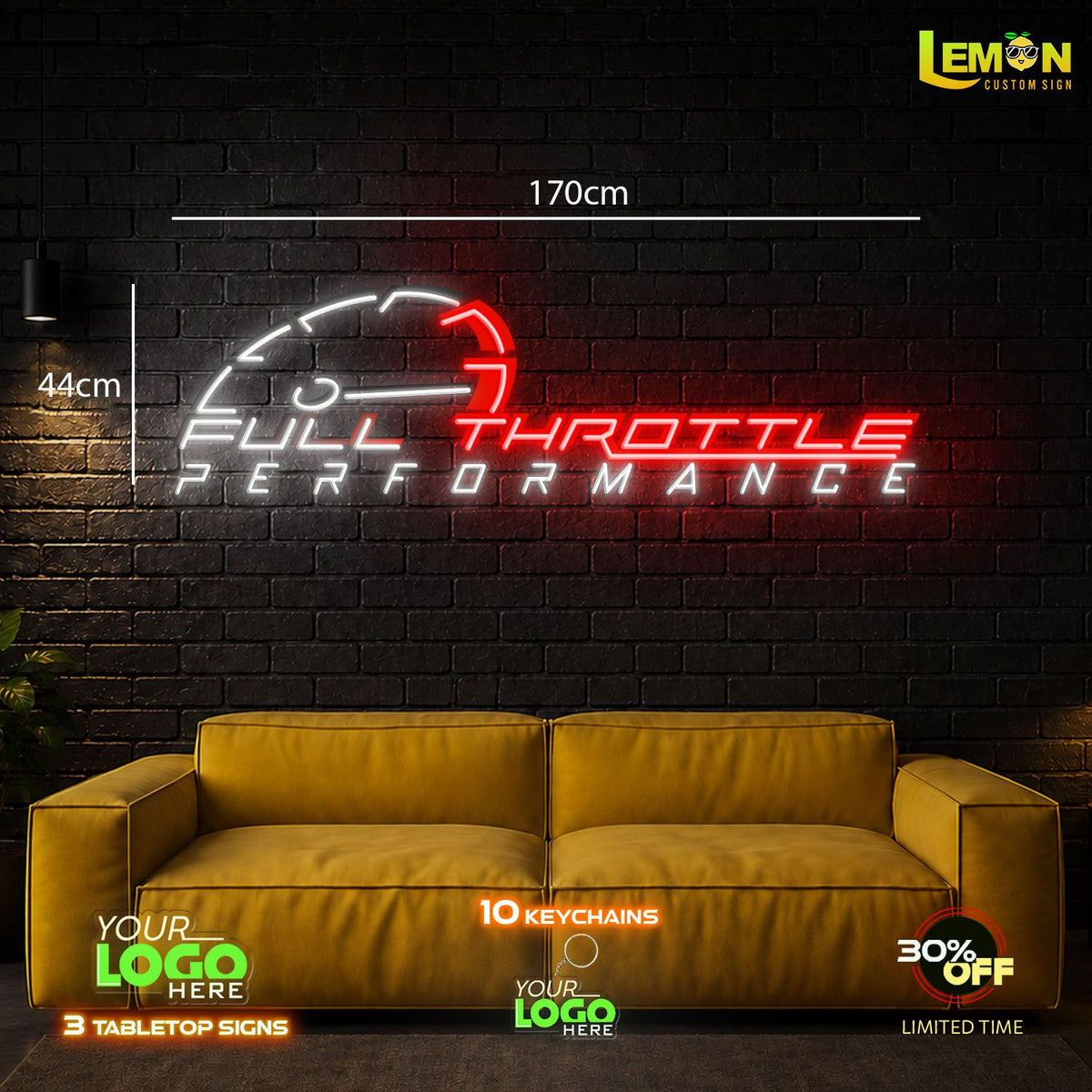 FULL THROTTLE PERFORMANCE | LED NEON SIGN
