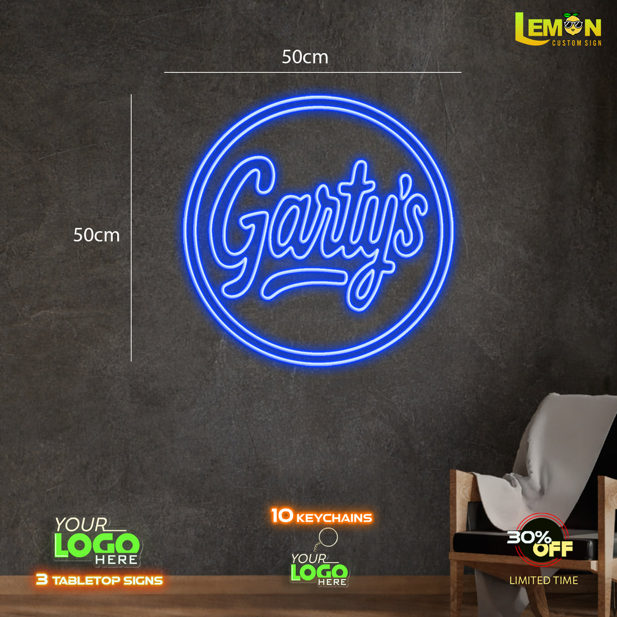 Garty's | LED NEON SIGN
