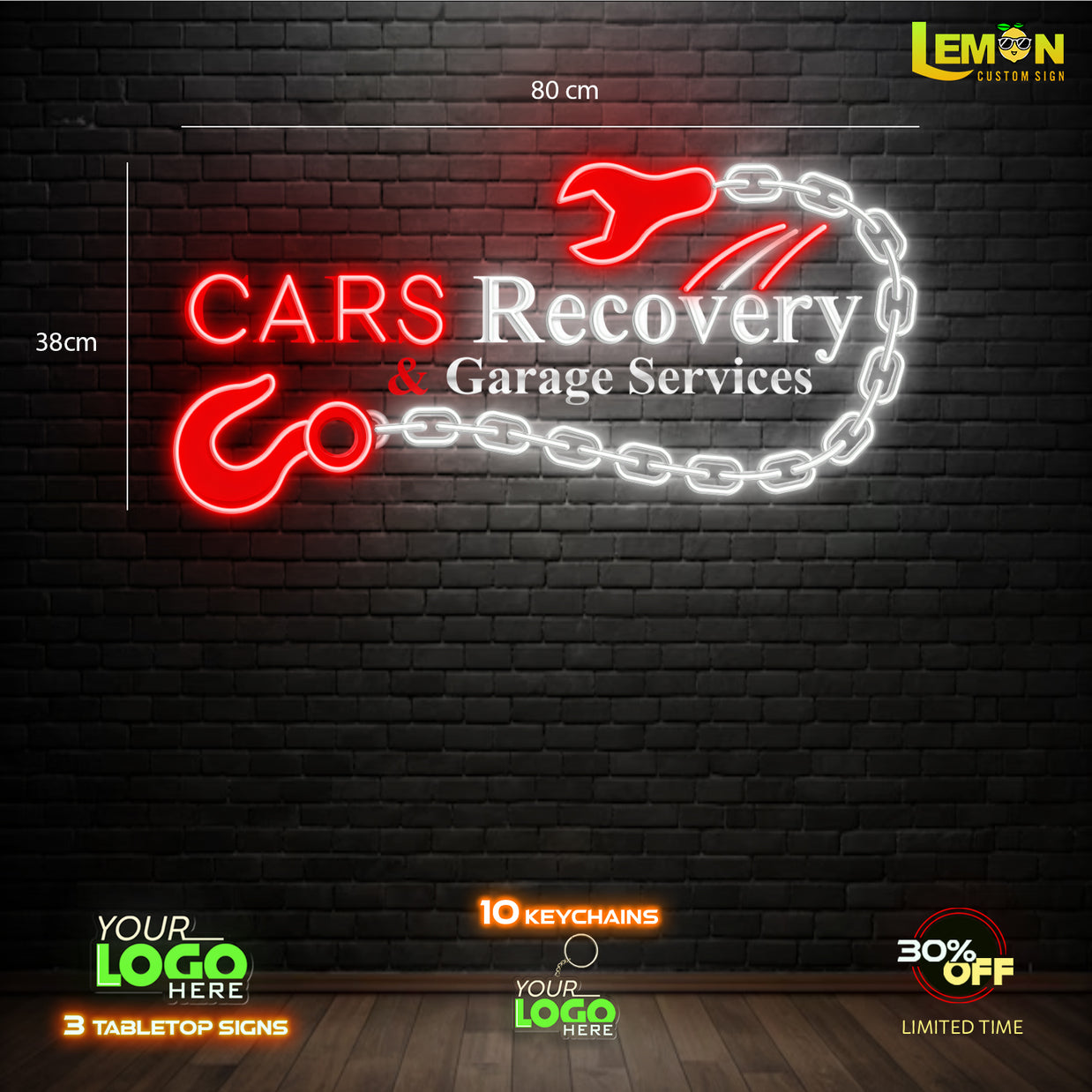 CAR RECOVERY | LED NEON SIGN
