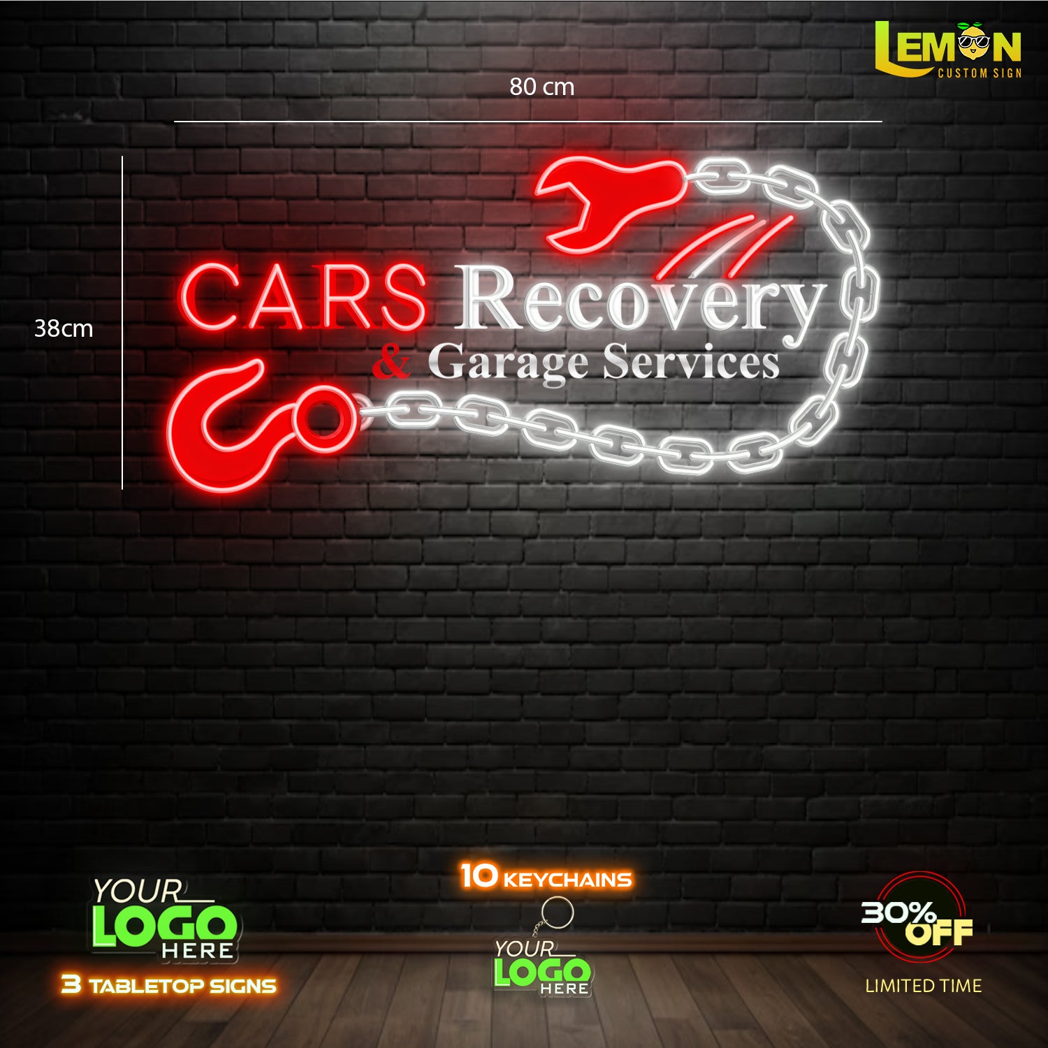 CAR RECOVERY | LED NEON SIGN