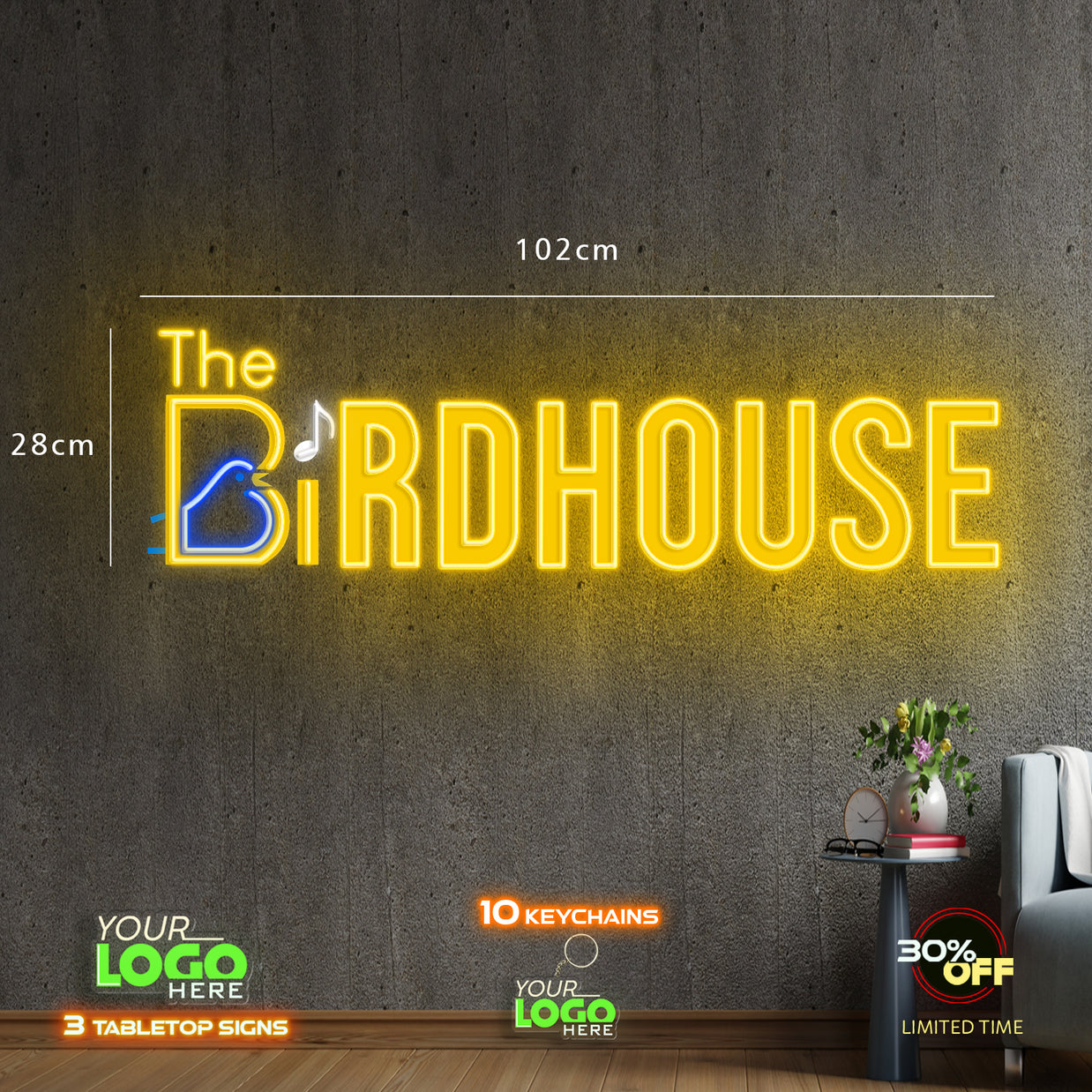 THE BIRDHOUSE | LED NEON SIGN