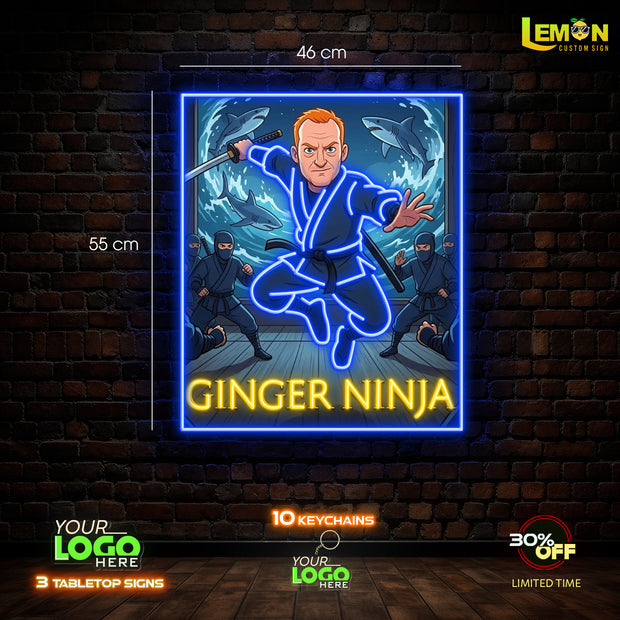 GINGER NINJA| LED NEON SIGN