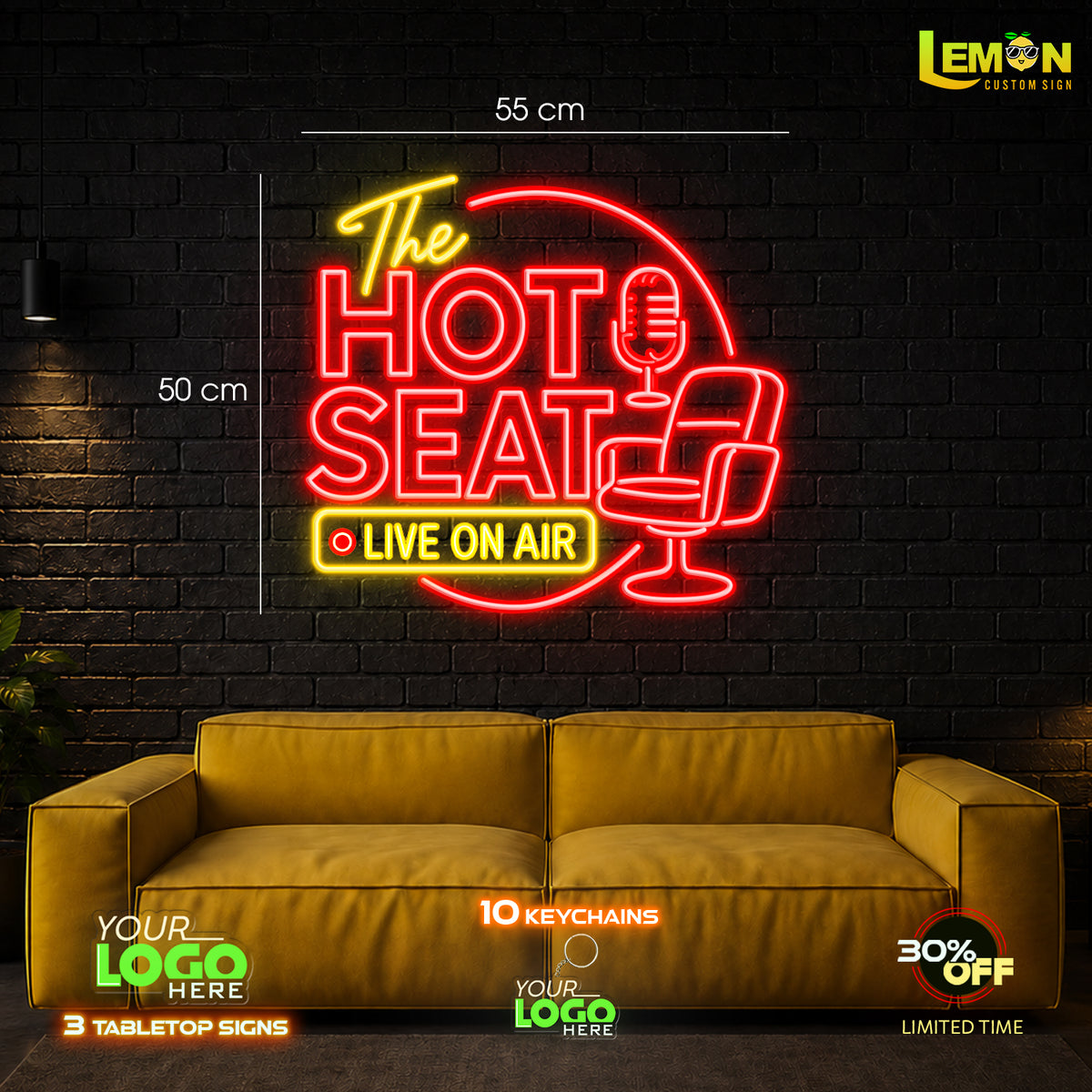 THE HOT SEAT | LED NEON SIGN