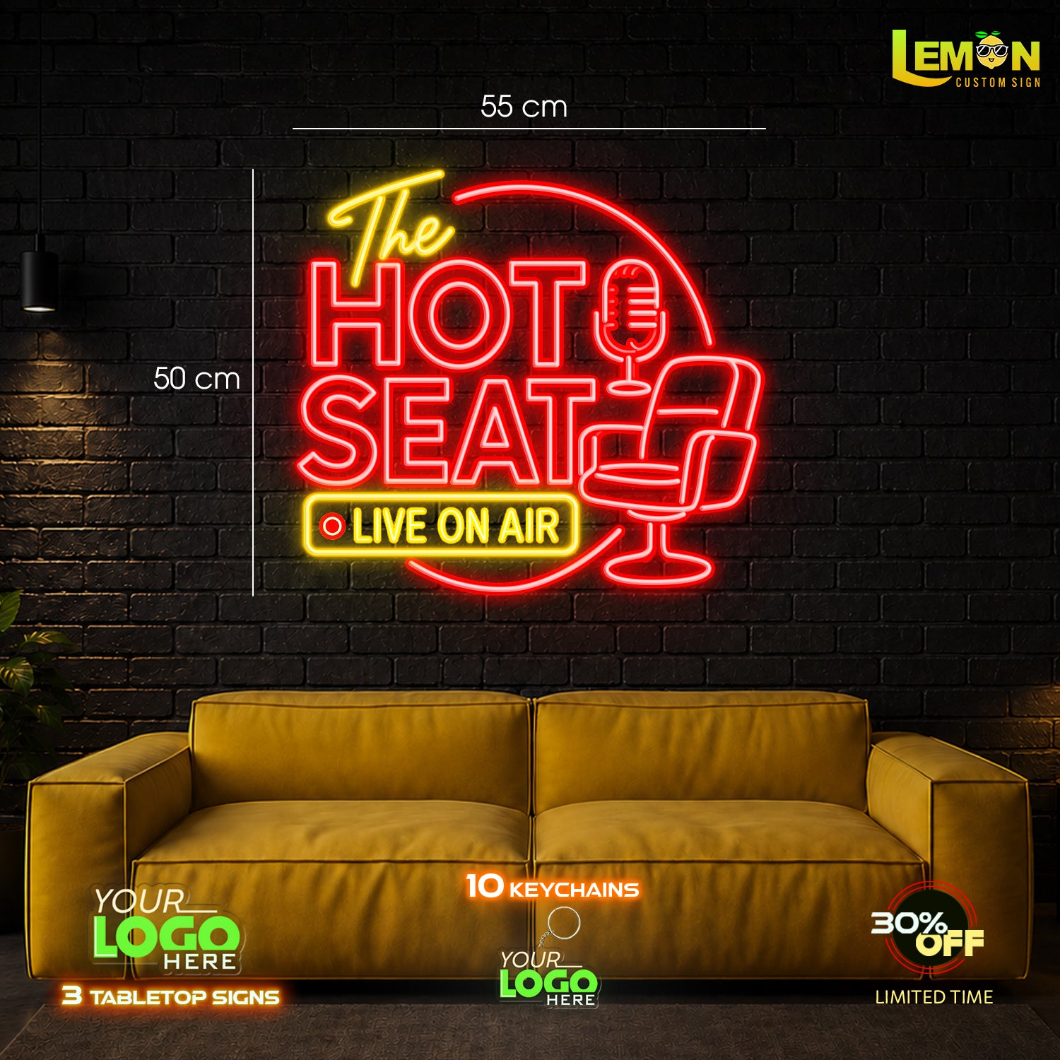 THE HOT SEAT | LED NEON SIGN