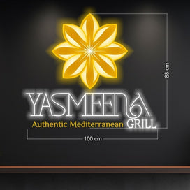 YASMEENA GRILL| LED NEON SIGN (1 SIGN)