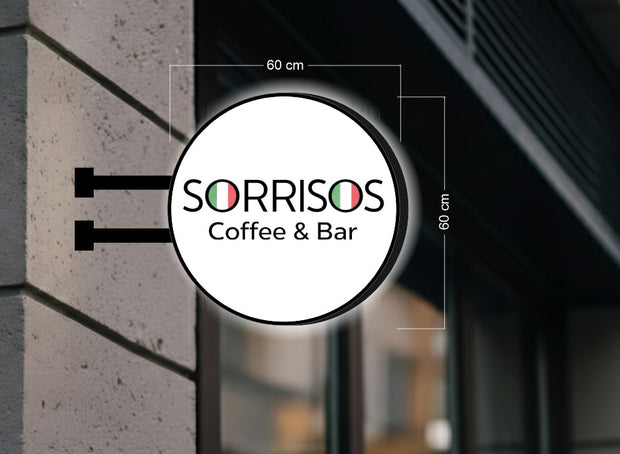 Sorrisos Coffee & Bar | DOUBLE-SIDED SIGN