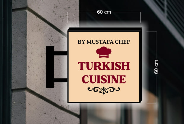 TURKISH CUISINE | ILLUMINATED BLADE SIGN