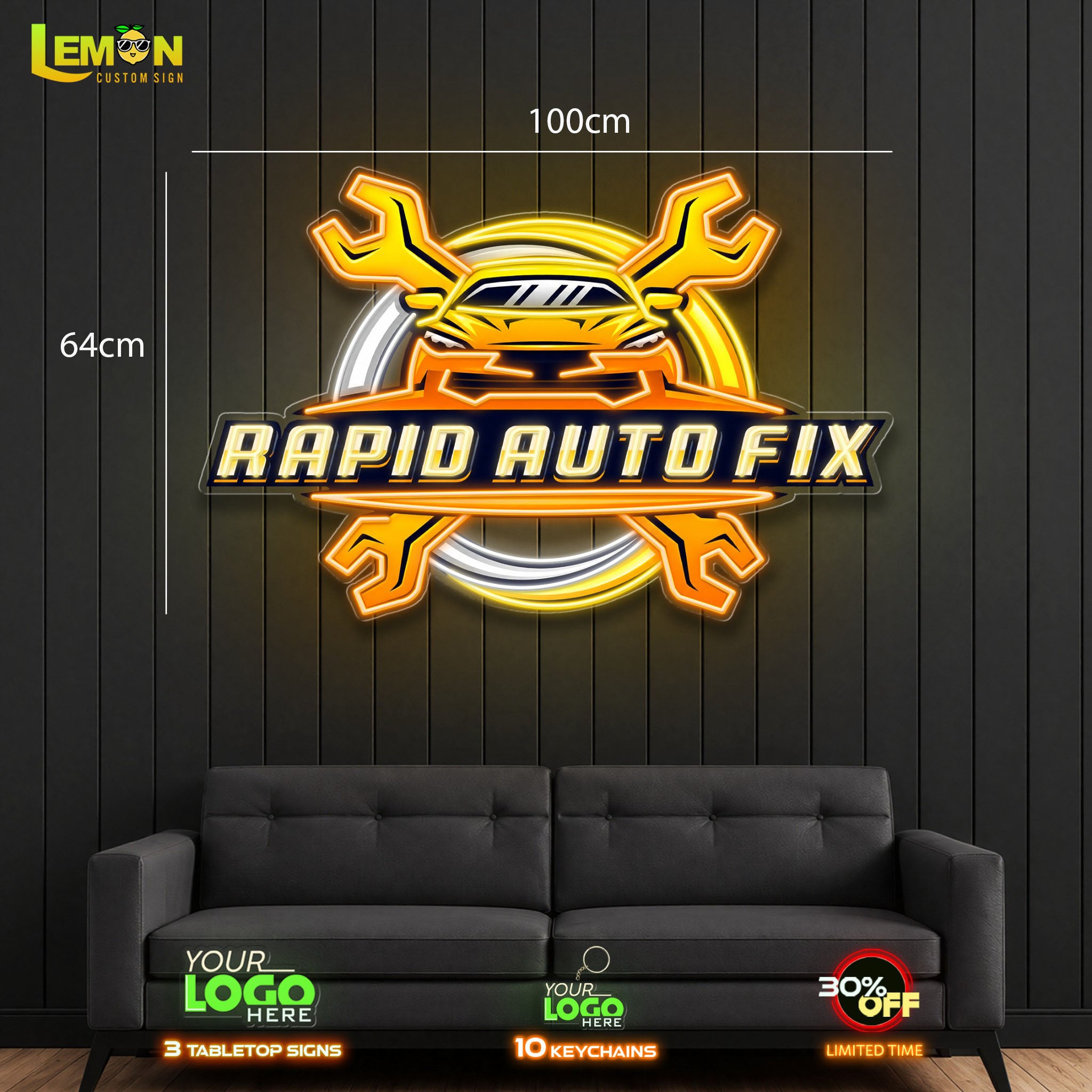 RAPID AUTO FIX| LED NEON SIGN