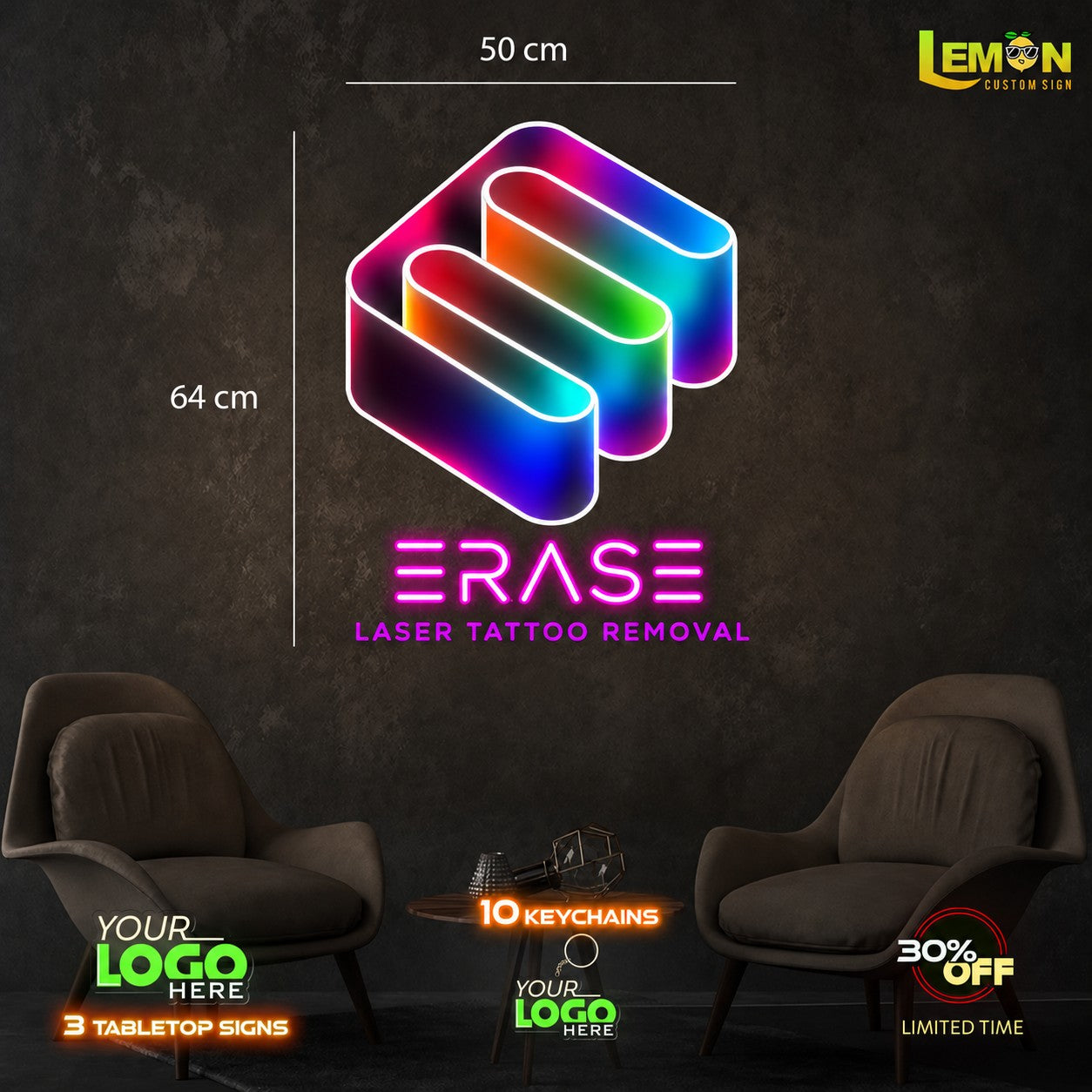 ERASE | LED NEON SIGN