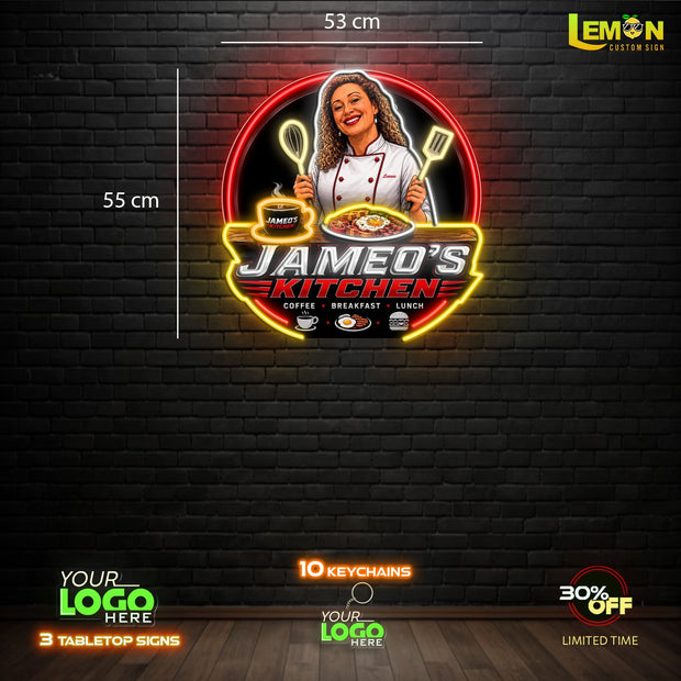 JAMEO'S KITCHEN| LED NEON SIGN