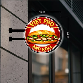 VIET PHO AND ROLL | DOUBLE-SIDED SIGN