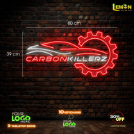 CARBONKILLERZ | LED NEON SIGN (15 FREE KEYCHAINS AND 3 TABLETOP SIGNS)