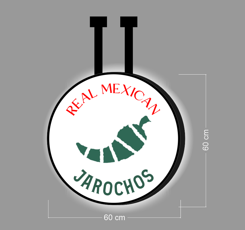 JAROCHOS REAL MEXICAN | LLUMINATED BLADE SIGN